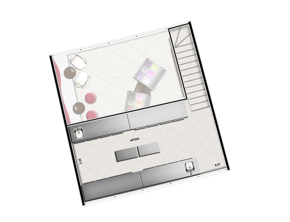 Planta Baixa Superior 62m²